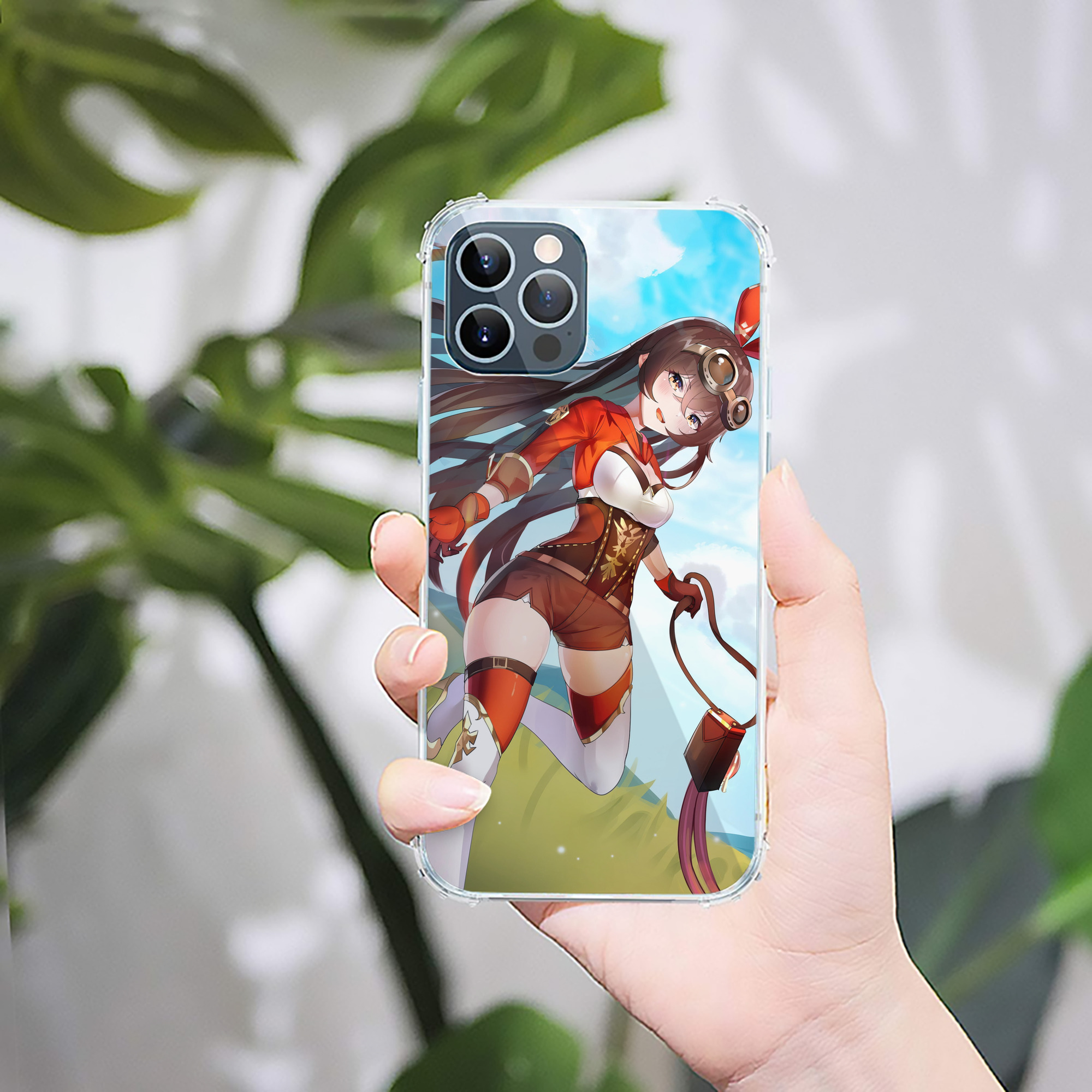 げんし神 genshin 【iPhone 12シリーズ対応】透明スマホケース（クリアソフトケース）